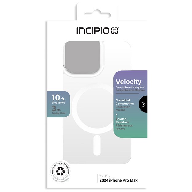 „Incipio Velocity MagSafe“ – „iPhone 16 Pro Max“ dėklas (aiškus) 4