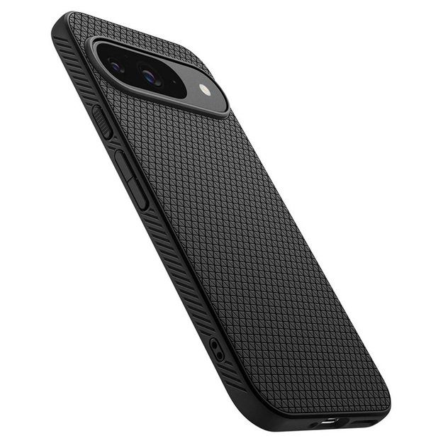 „Spigen Liquid Air“ – „Google Pixel 9/9 Pro“ dėklas (matinė juoda)