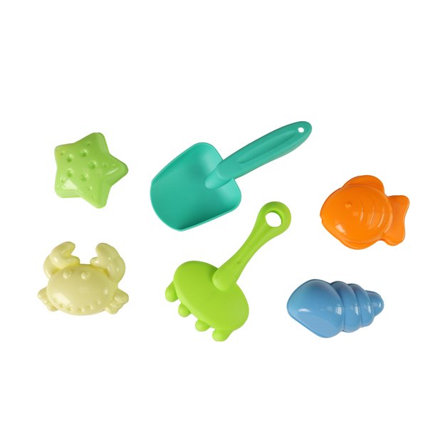 Sand set with folding bucket