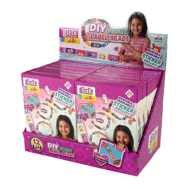 Creative bracelet-making kit with stickers