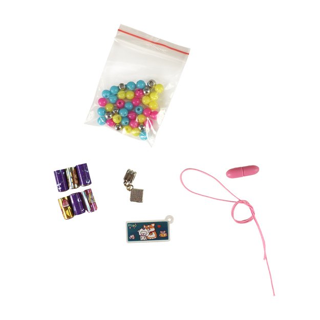 Creative bracelet-making kit with stickers