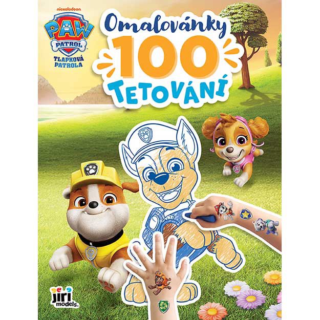 Coloring book and 100 Paw Patrol tattoos