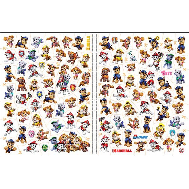 Coloring book and 100 Paw Patrol tattoos