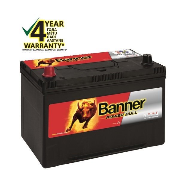 Banner 95Ah 740A +- 12V Power akumuliatorius 303x173x203/225mm  