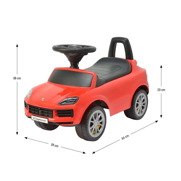 Milly Mally Porsche Cayenne S red ride-on car