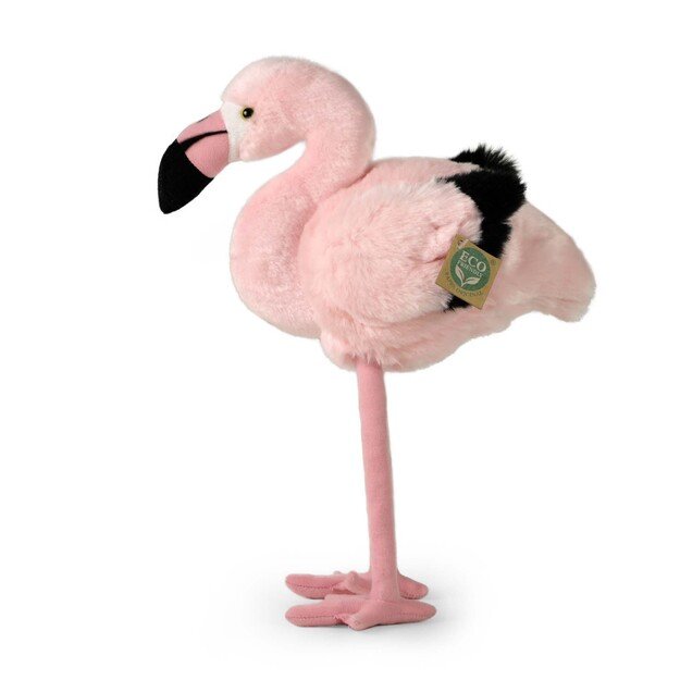 Plush flamingo 34 cm ECO-FRIENDLY
