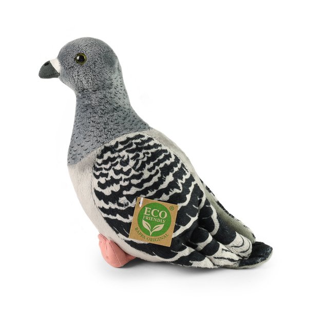 Plush pigeon 22 cm ECO-FRIENDLY