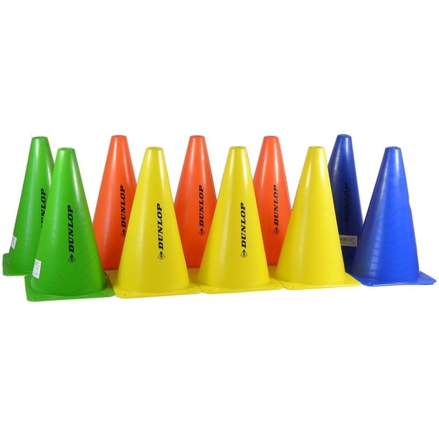 Dunlop - Set of training cones 10 pcs.
