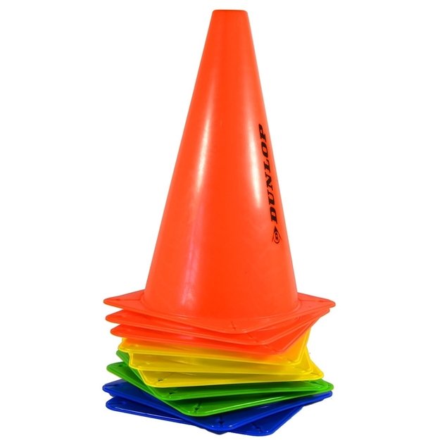 Dunlop - Set of training cones 10 pcs.
