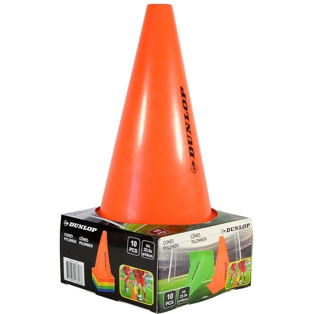 Dunlop - Set of training cones 10 pcs.