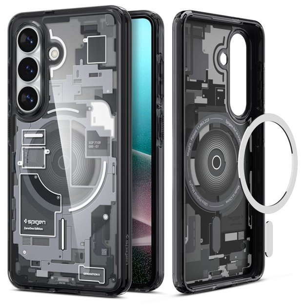 Spigen Ultra Hybrid Mag MagSafe - Case for Samsung Galaxy S26 (Zero One Black)