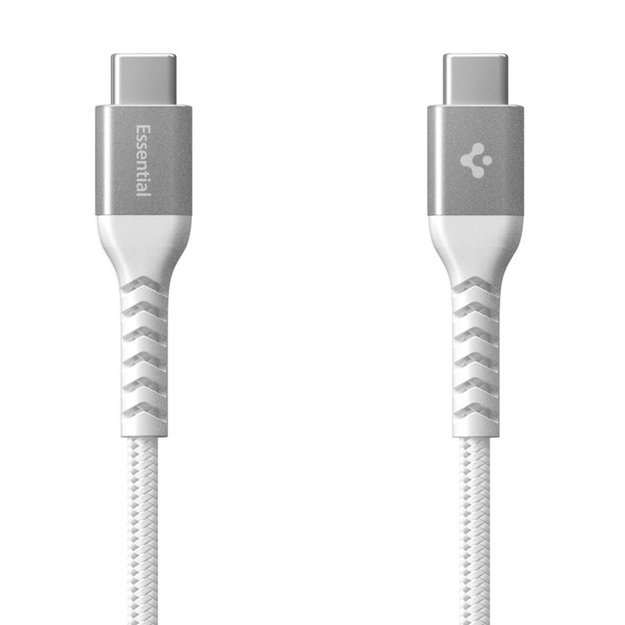 Spigen EB10010CCA Essential - USB-C to USB-C Cable 100W 1m (White)