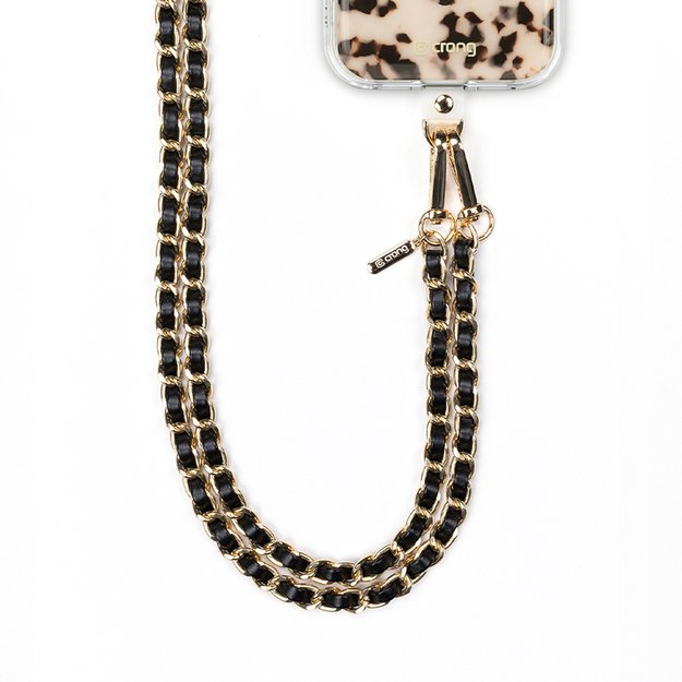 Crong Phone Crossbody - Phone Lanyard (Black Twist)