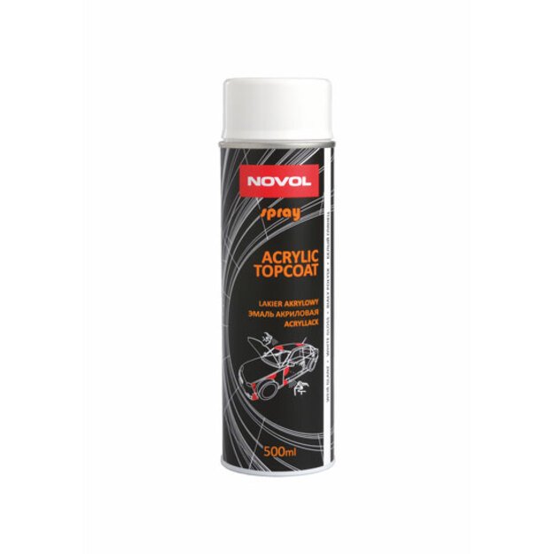 Balti blizgūs dažai WHITE GLOSS aeroziliniai 500ml  