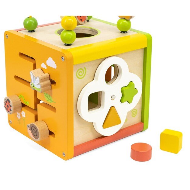 5-in-1 educational cube with maze and xylophone Viga 5