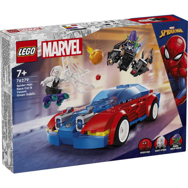 LEGO Super Heroes Spider-Man Race Car & Venom Green Goblin