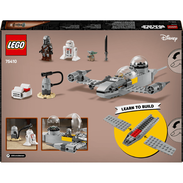 LEGO Star Wars Mando and Grogu s N-1 Starfighter