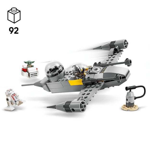 LEGO Star Wars Mando and Grogu s N-1 Starfighter
