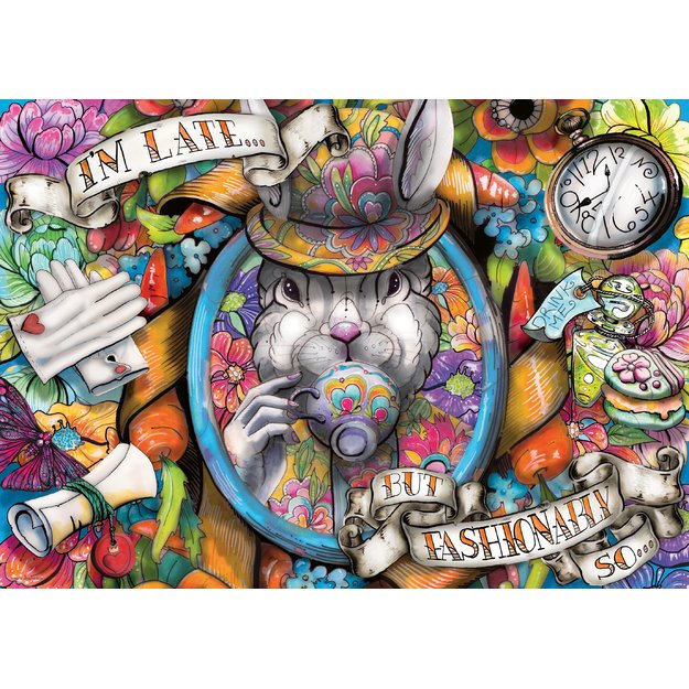 Ravensburger Puzzle 1000 Pieces: Fashionably Late