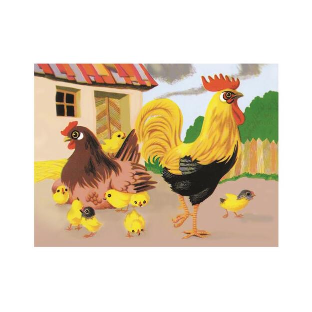 Dino Cube Puzzle 12 pc Domestic Animals 