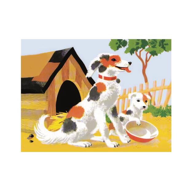 Dino Cube Puzzle 12 pc Domestic Animals 