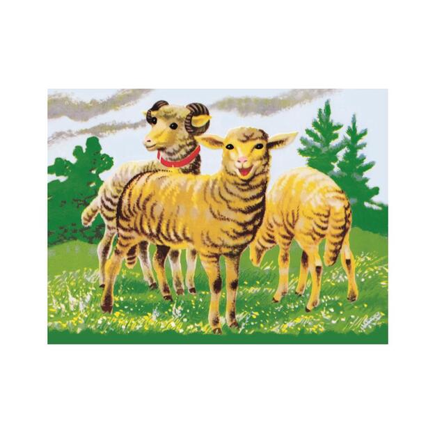 Dino Cube Puzzle 12 pc Domestic Animals 