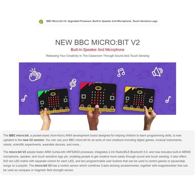 BBC micro:bit v2 Club Pack (10x)