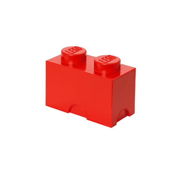 LEGO Storage Brick 2 Red