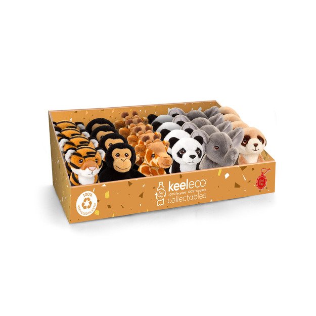 Keel Toys Keeleco Exotic Animals 12 cm - 6 different