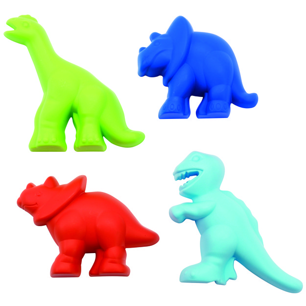 Ecoiffier Dinosaur Sand Molders 4 pc 
