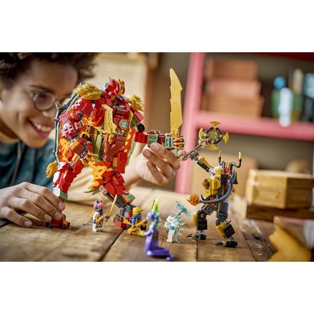 LEGO Ninjago Wyldfyre s Transforming Dragon Mech