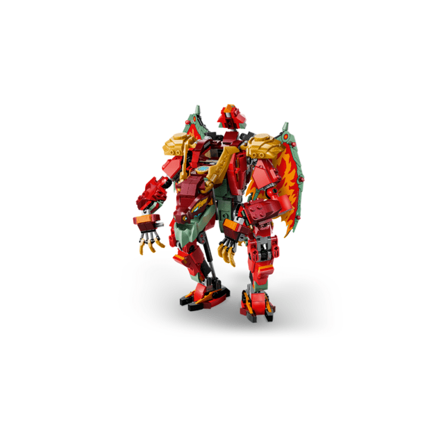 LEGO Ninjago Wyldfyre s Transforming Dragon Mech
