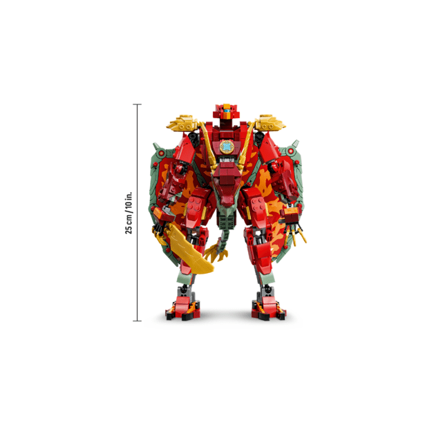 LEGO Ninjago Wyldfyre s Transforming Dragon Mech