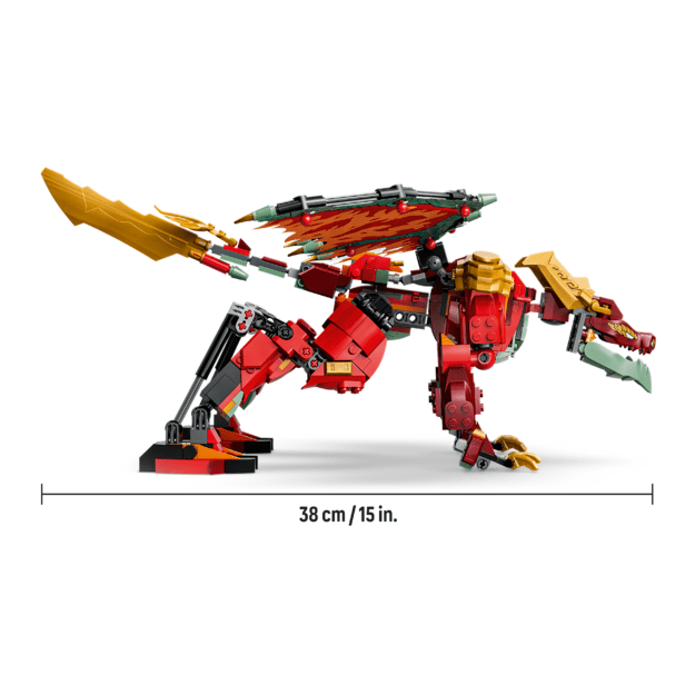 LEGO Ninjago Wyldfyre s Transforming Dragon Mech