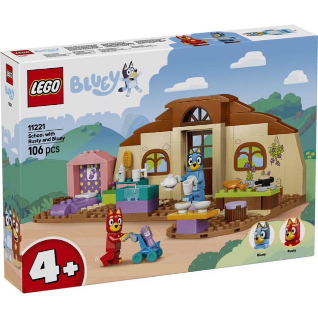 LEGO Bluey School with Rusty and Bluey