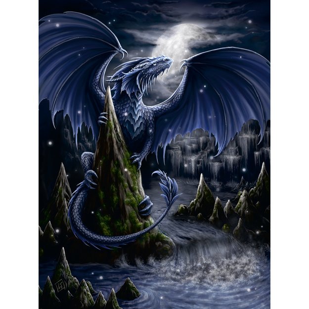 Ravensburger Puzzle 1500 pc Black Dragon