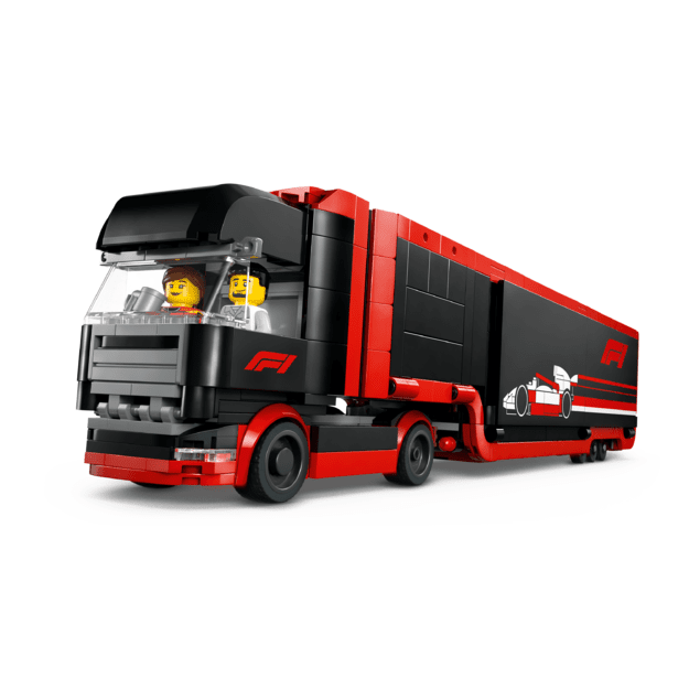 LEGO City F1 Truck with RB20 & AMR24 F1 Cars