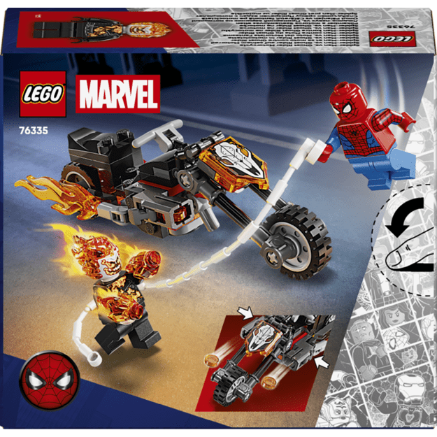 LEGO Super Heroes Spider-Man vs. Ghost Rider Motorcycle