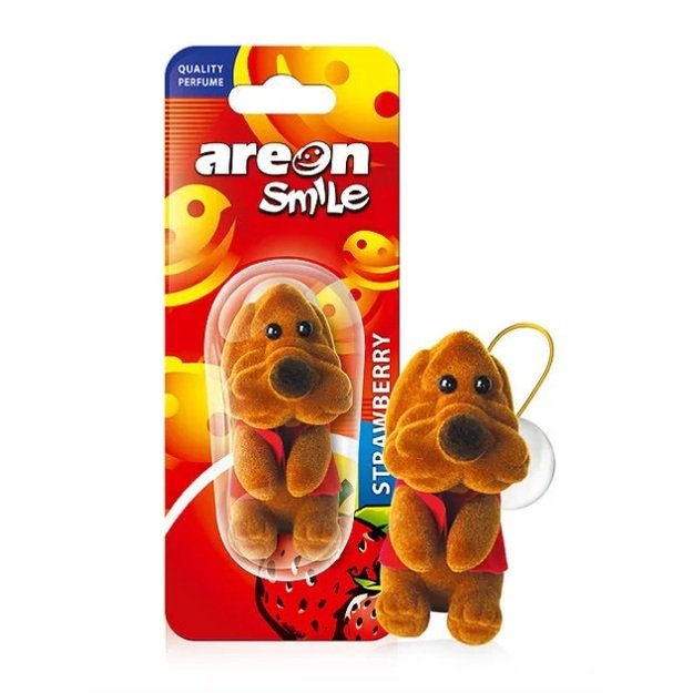 AREON Smile toy - Strawberry oro gaiviklis / Brown Dog  