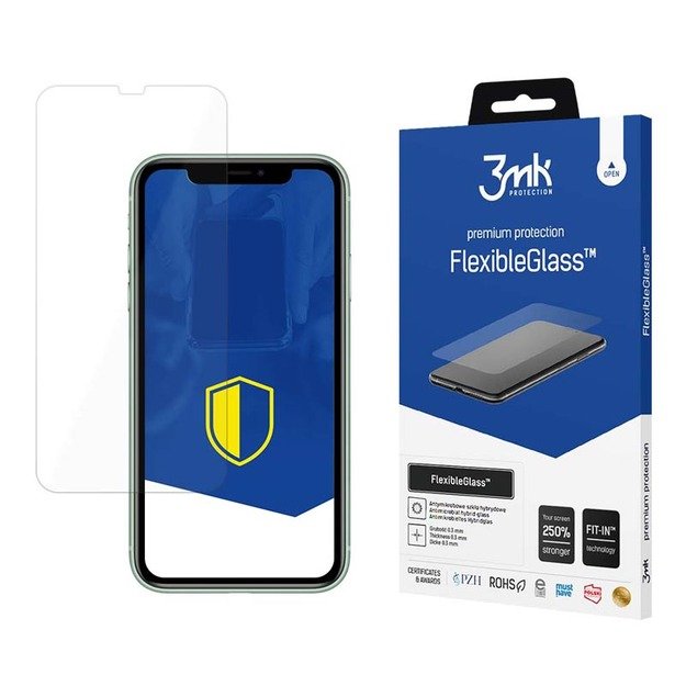 3mk FlexibleGlass – hibridinis stiklas, skirtas iPhone 11