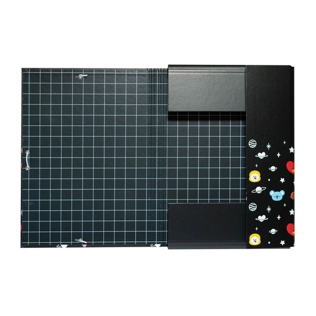 BT21 - Aplankas / portfelis su elastine juostele 13