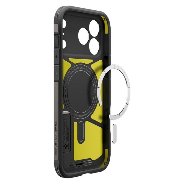 „Spigen Tough Armor T MagSafe“ dėklas, skirtas „iPhone 17 Pro Max“ (geltonos spalvos) 8