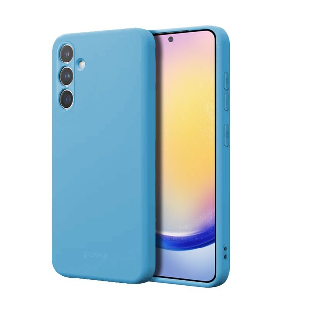 Crong Color Cover – dėklas, skirtas Samsung Galaxy A25 5G (mėlynas) 5
