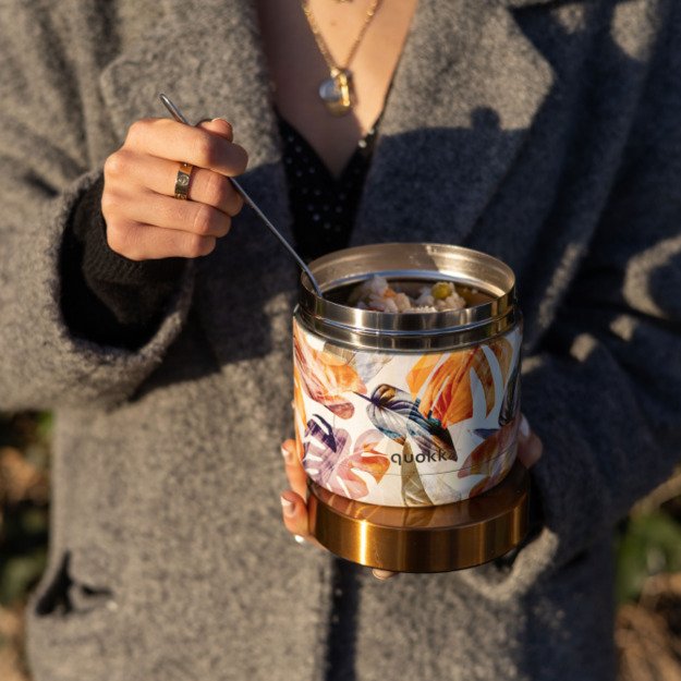 Quokka Whim – nerūdijančio plieno maisto indelis 600 ml (ruduo) 2