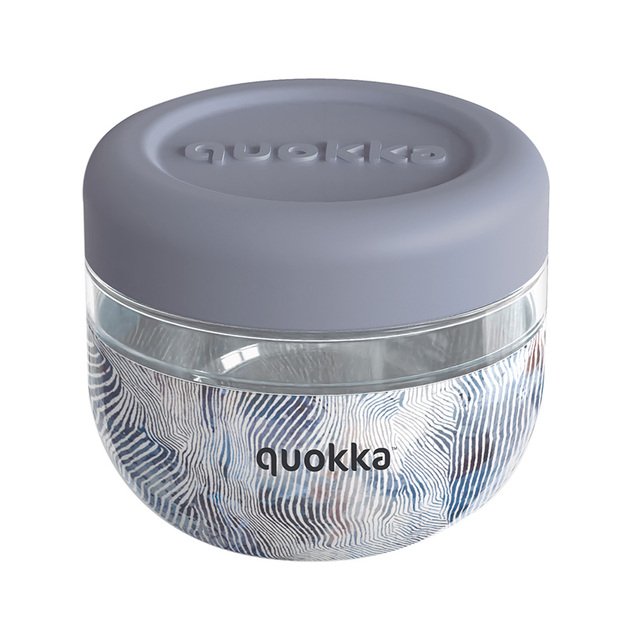 Quokka Bubble Food Jar - Plastikinė maisto talpa / priešpiečių dėžutė 500 ml (Zen) 1