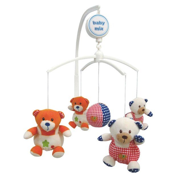 Karuselė virš lovelės Baby Mix Teddy Bears