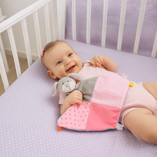 Mieguistas šuniukas kūdikių mišinys rožinis 1