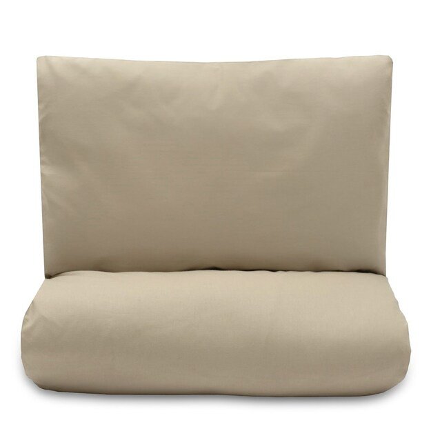 Medvilninis lovelės komplektas su užpildu New Baby 90x120cm smėlio spalvos