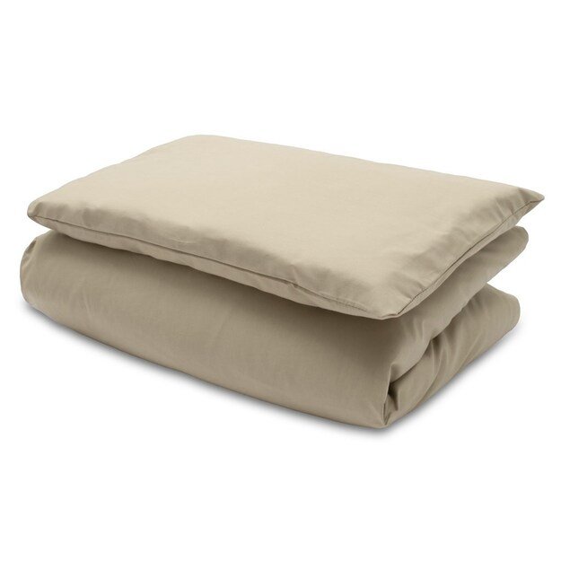 Medvilninis lovelės komplektas su užpildu New Baby 90x120cm smėlio spalvos 1