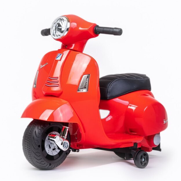 Baby Mix elektrinis motociklas Vespa raudonas